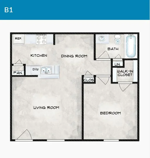 Unit 212 floor plan